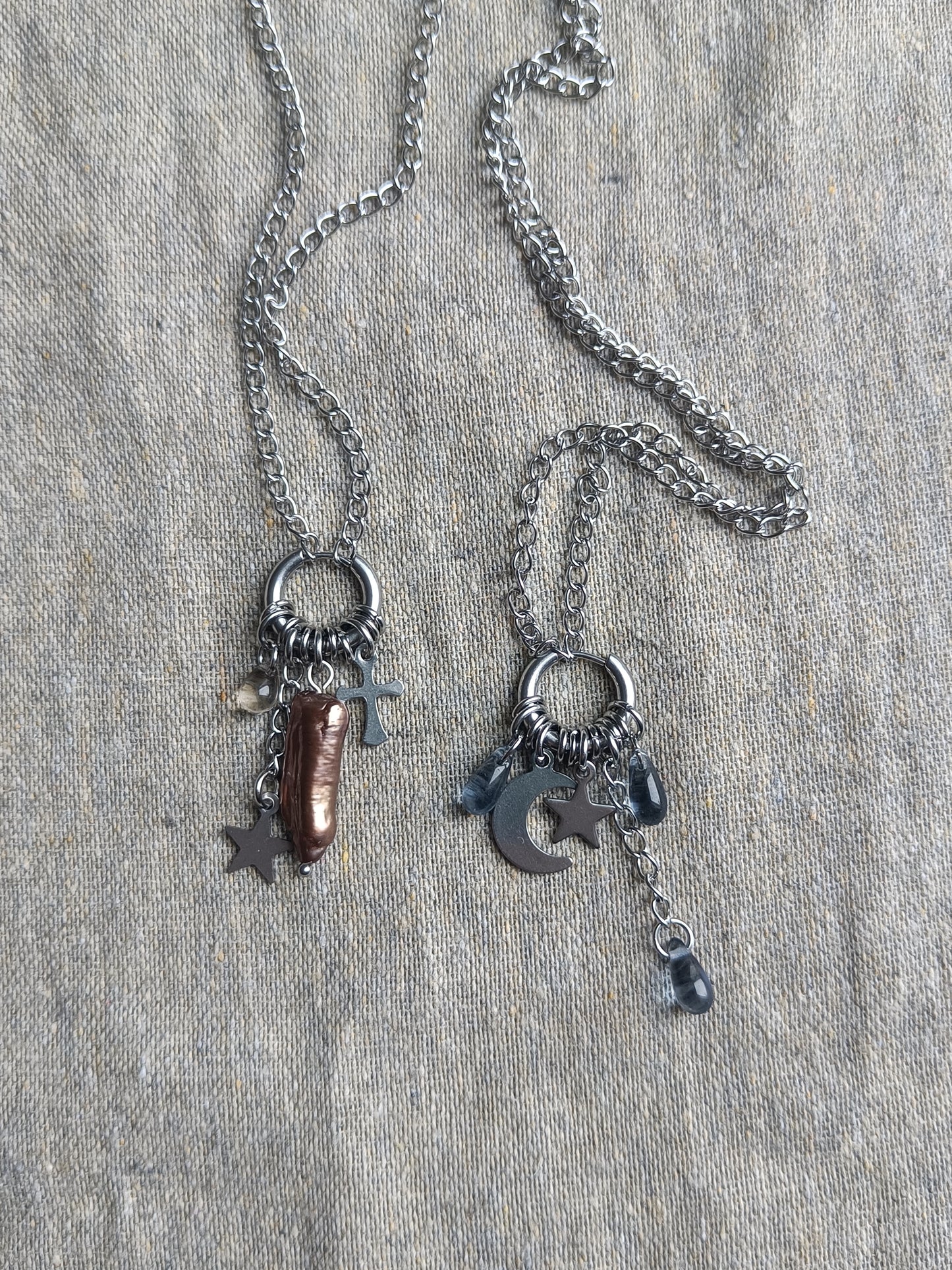 DREAM CHARM NECKLACES - upcycled