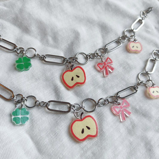 APPLE CHARM BRACELETS