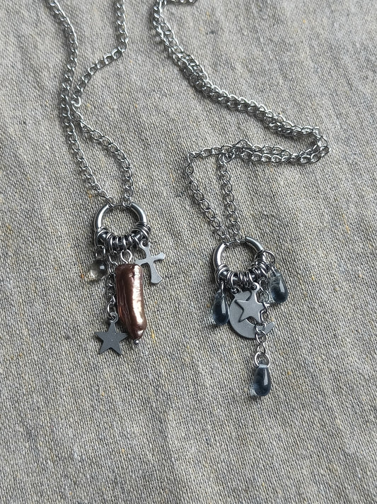 DREAM CHARM NECKLACES - upcycled