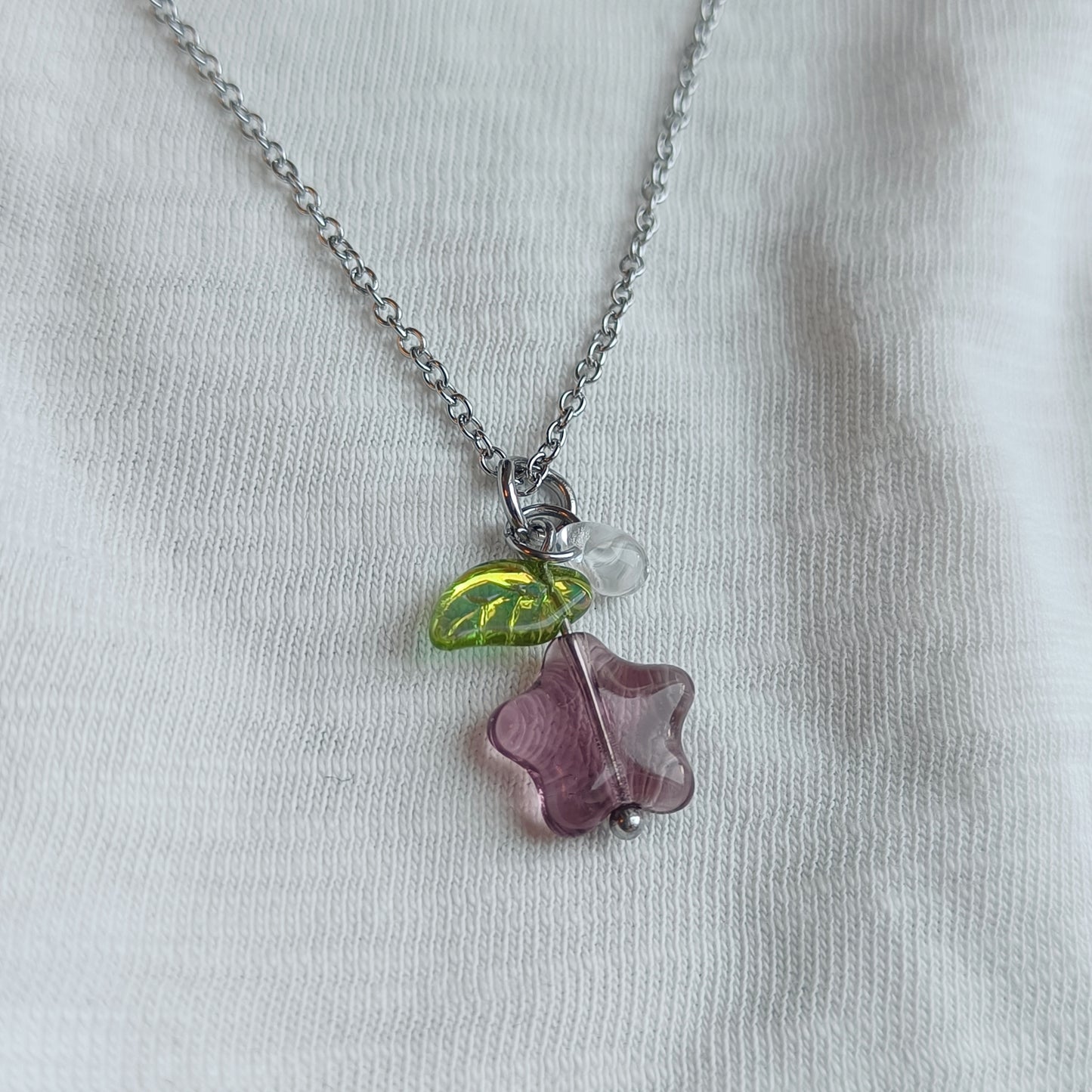 PLUM NECKLACE - simple chain necklace