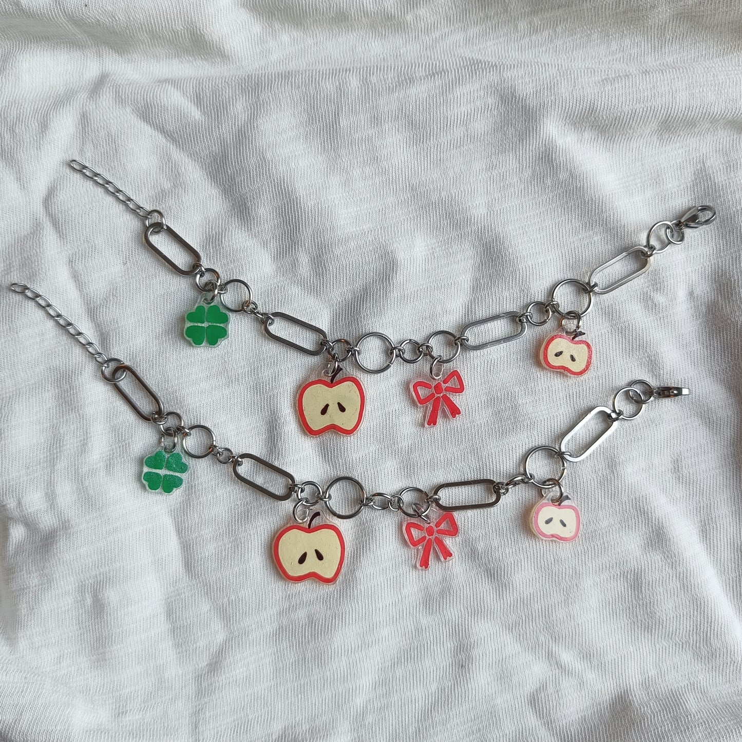 APPLE CHARM BRACELETS