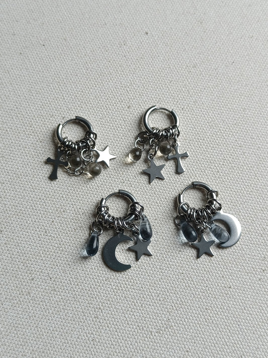 DREAM CHARM EARRINGS - mismatched